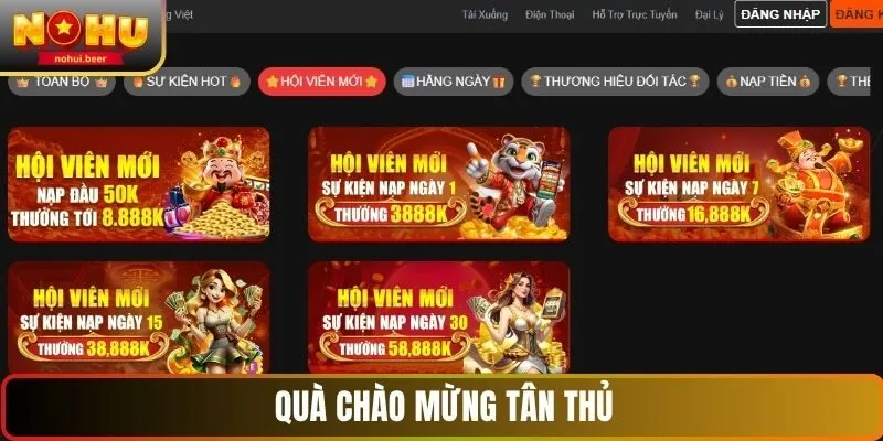 Quà chào mừng tân thủ