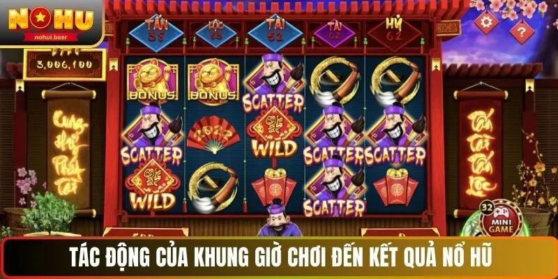 Việc chọn khung giờ quay hũ ảnh hưởng trực tiếp đến kết quả thắng thua